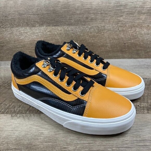 Vans Old Skool MTE Apricot Black Low Trainers All Weather Mens 6.5 Womens 8 NEW
